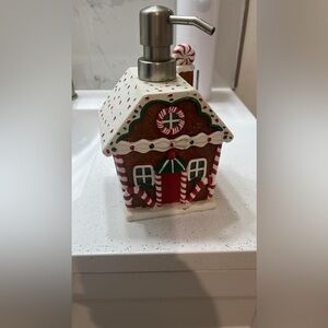 Holiday Gingerbread House Soap Dispenser